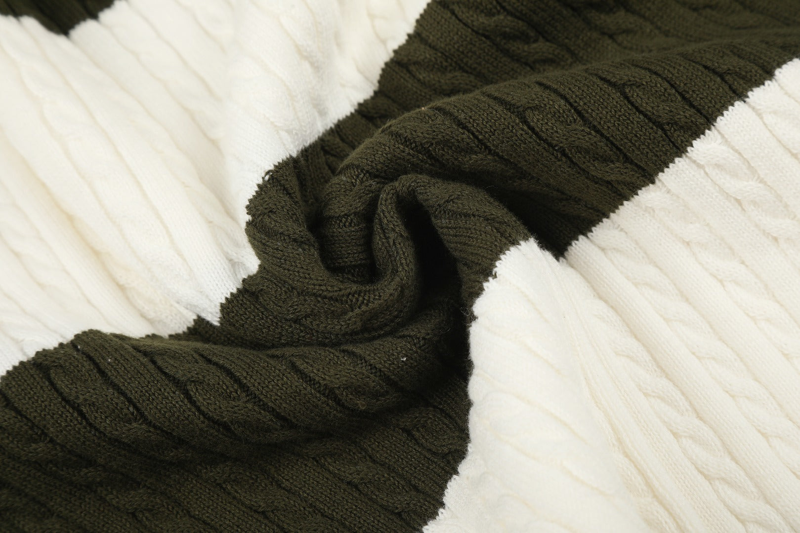 Ralph Lauren Striped Knit Top & Pleated Skirt Set