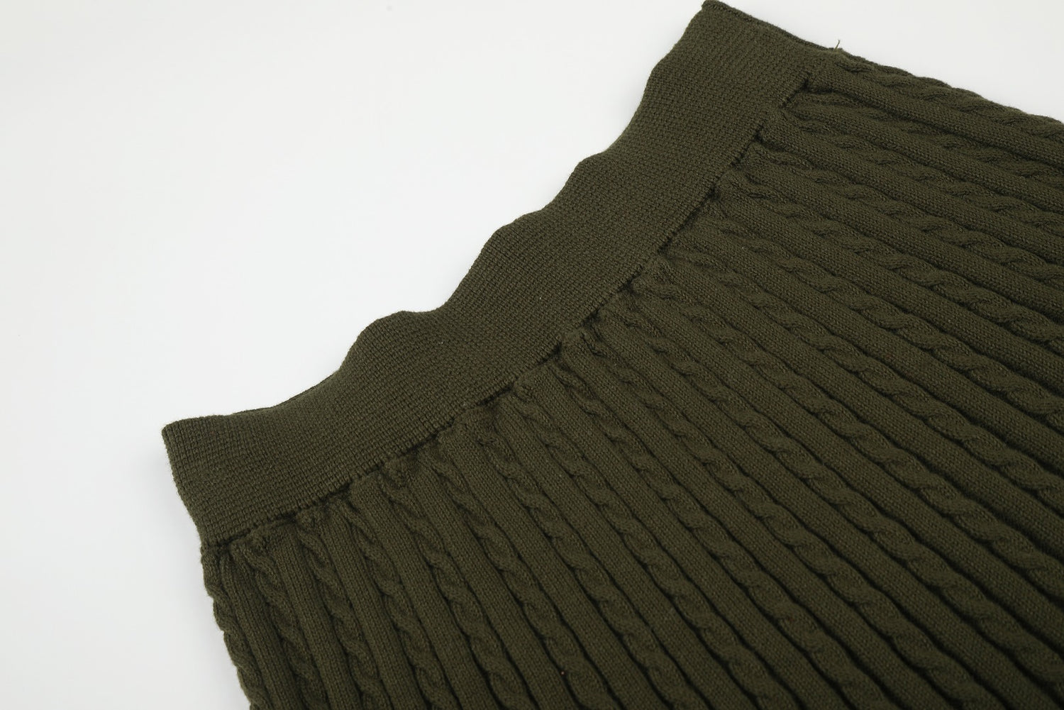 Ralph Lauren Striped Knit Top & Pleated Skirt Set