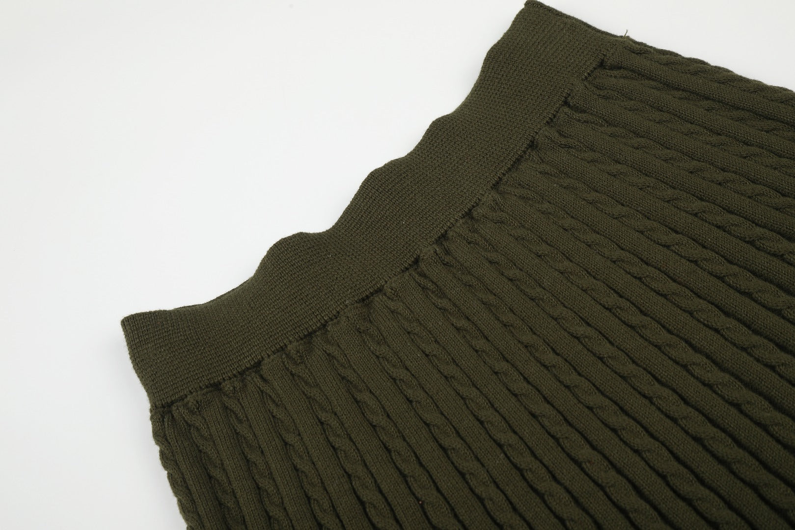 Ralph Lauren Striped Knit Top & Pleated Skirt Set