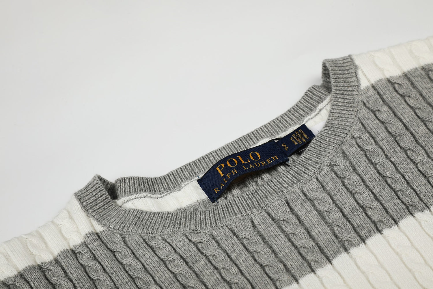 Ralph Lauren Striped Knit Top & Pleated Skirt Set