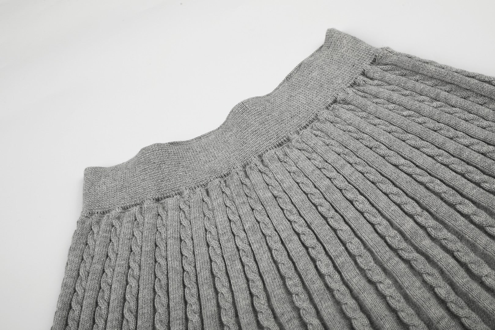 Ralph Lauren Striped Knit Top & Pleated Skirt Set
