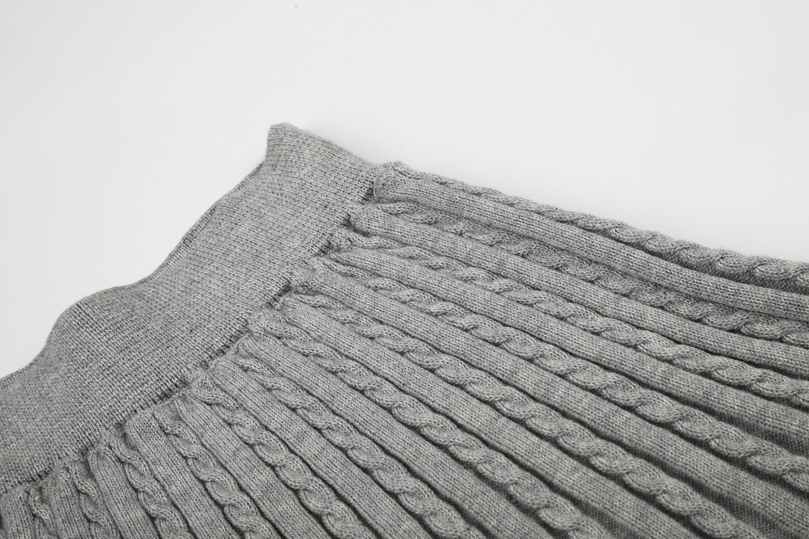 Ralph Lauren Striped Knit Top & Pleated Skirt Set
