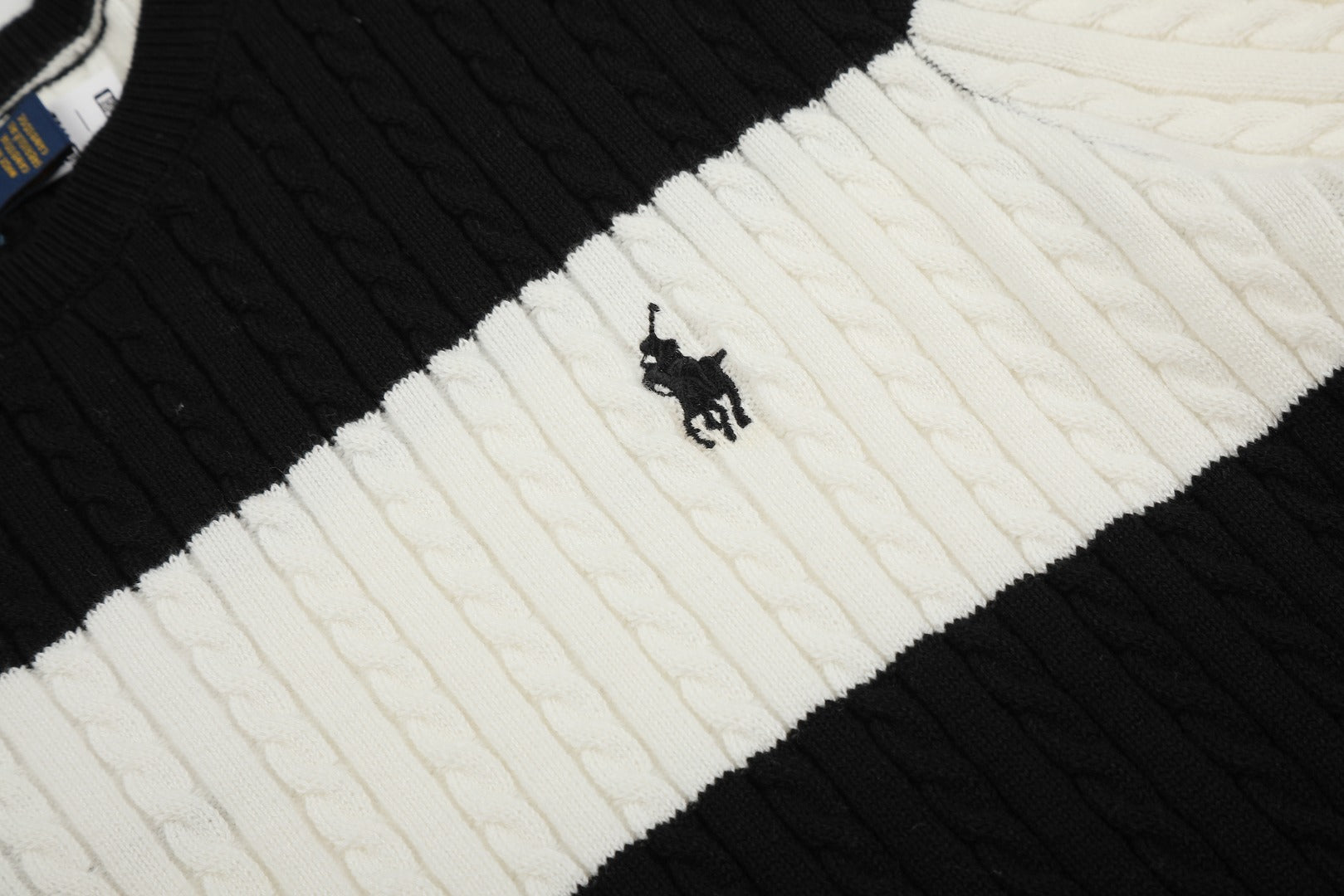 Ralph Lauren Striped Knit Top & Pleated Skirt Set