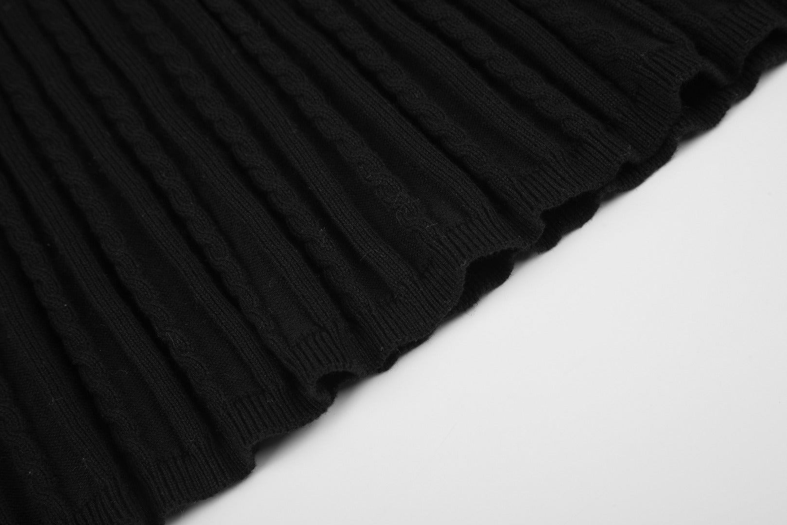 Ralph Lauren Striped Knit Top & Pleated Skirt Set