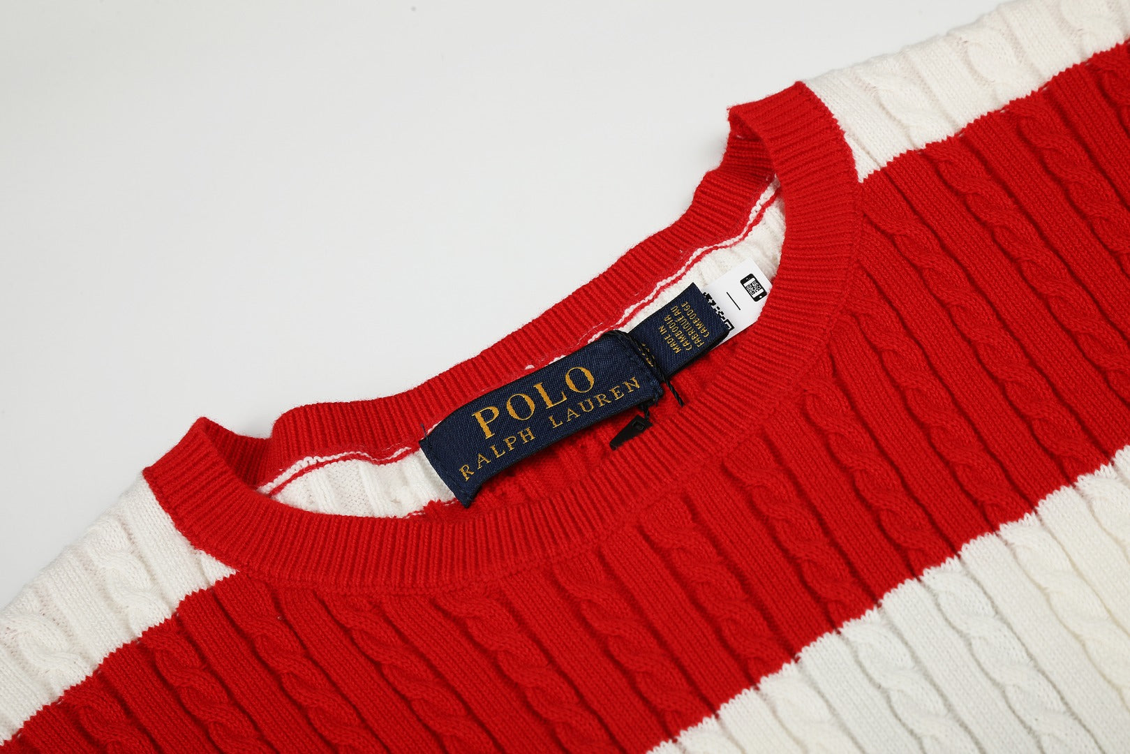 Ralph Lauren Striped Knit Top & Pleated Skirt Set