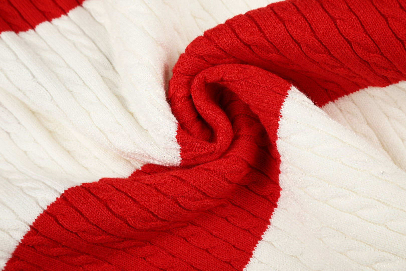Ralph Lauren Striped Knit Top & Pleated Skirt Set