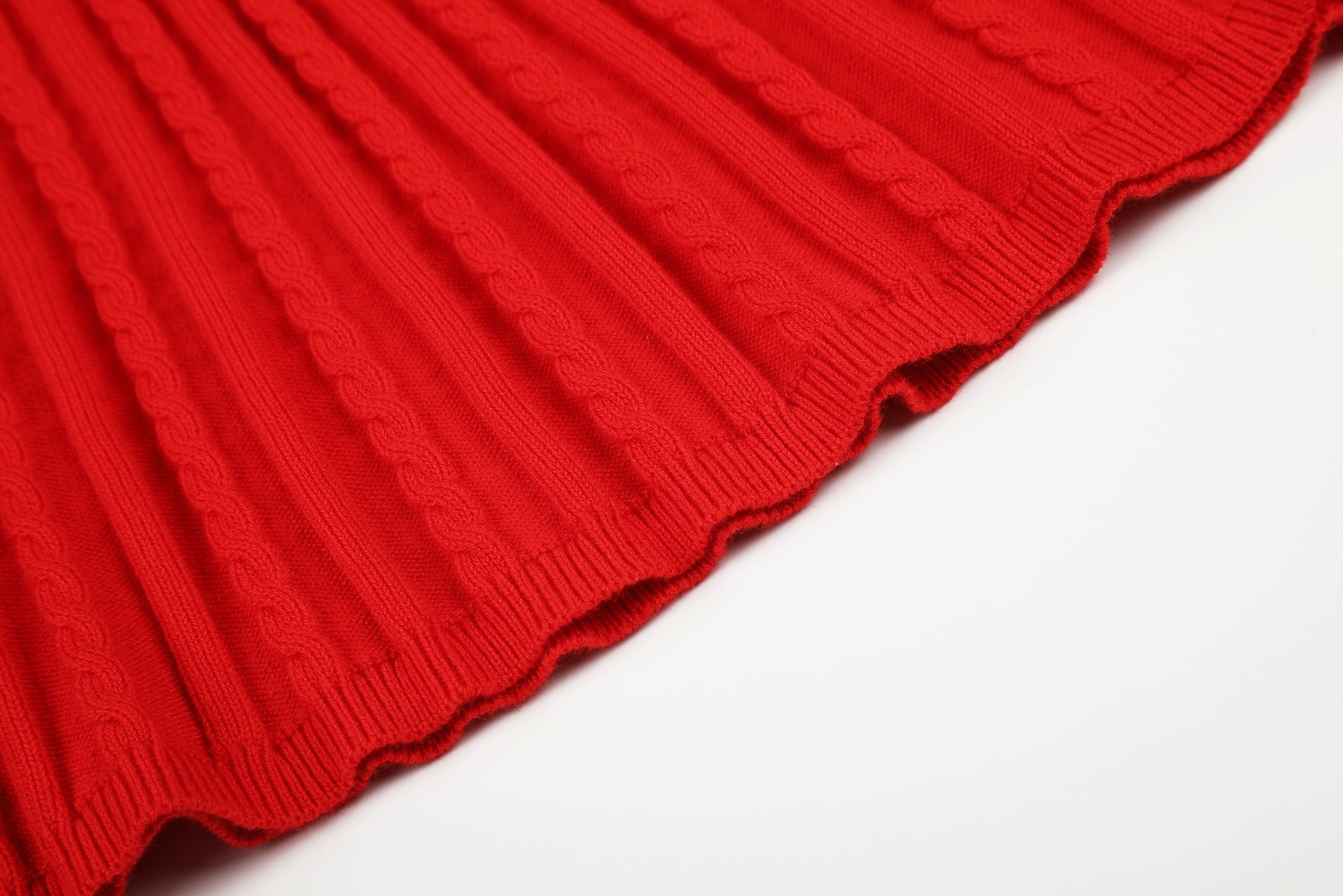 Ralph Lauren Striped Knit Top & Pleated Skirt Set