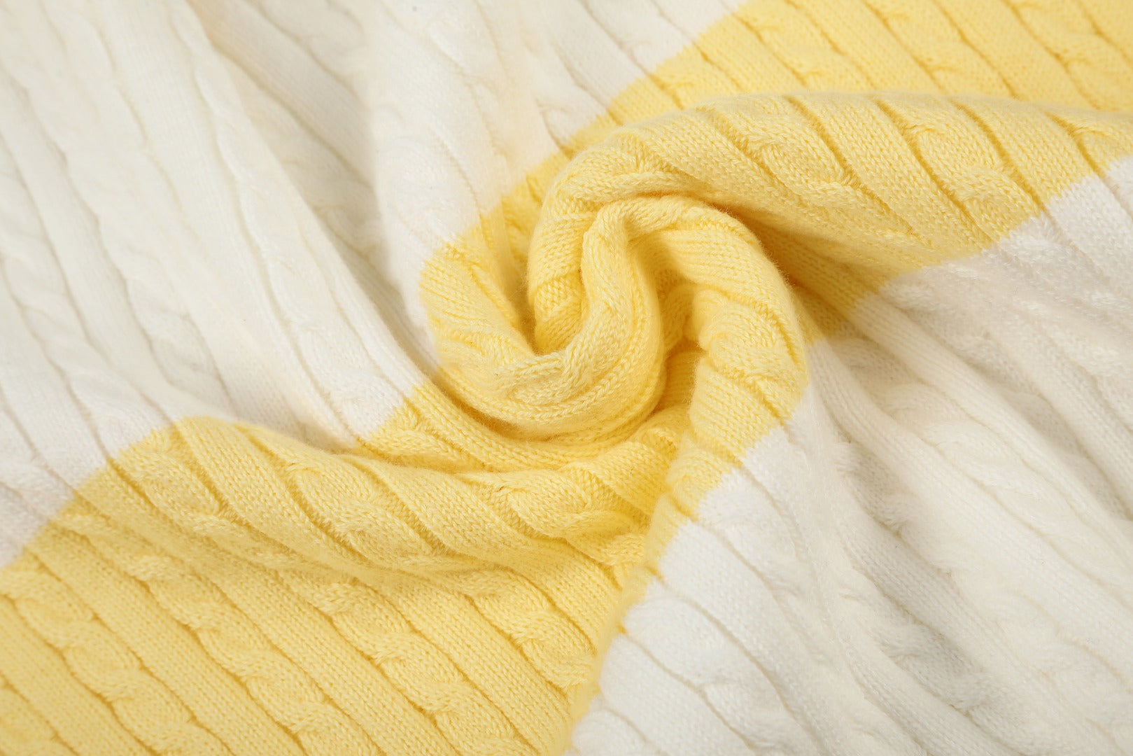 Ralph Lauren Striped Knit Top & Pleated Skirt Set