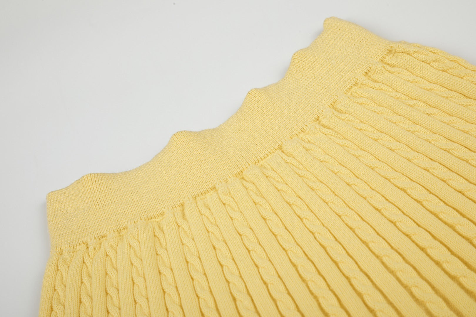 Ralph Lauren Striped Knit Top & Pleated Skirt Set
