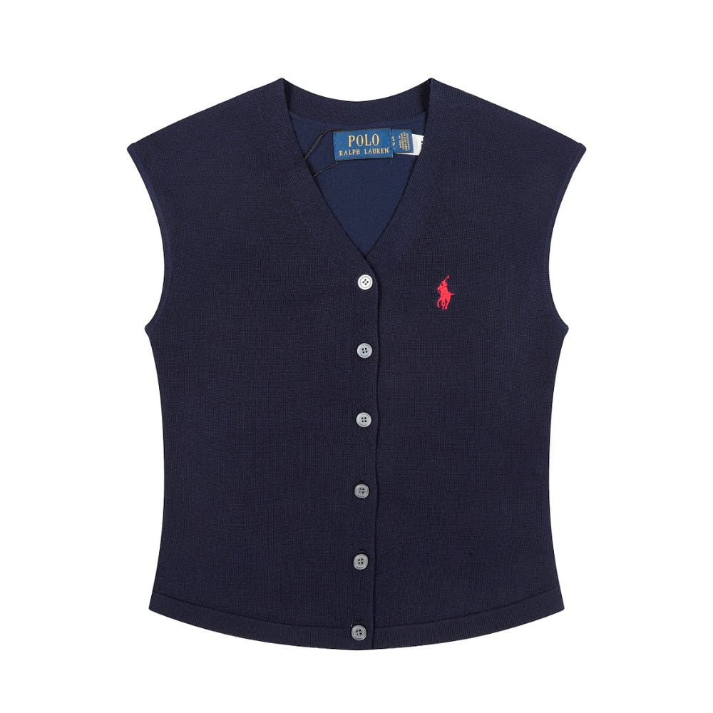 Polo Ralph Lauren Woman's Cable-Knit Wool-Cashmere Sweater Vest