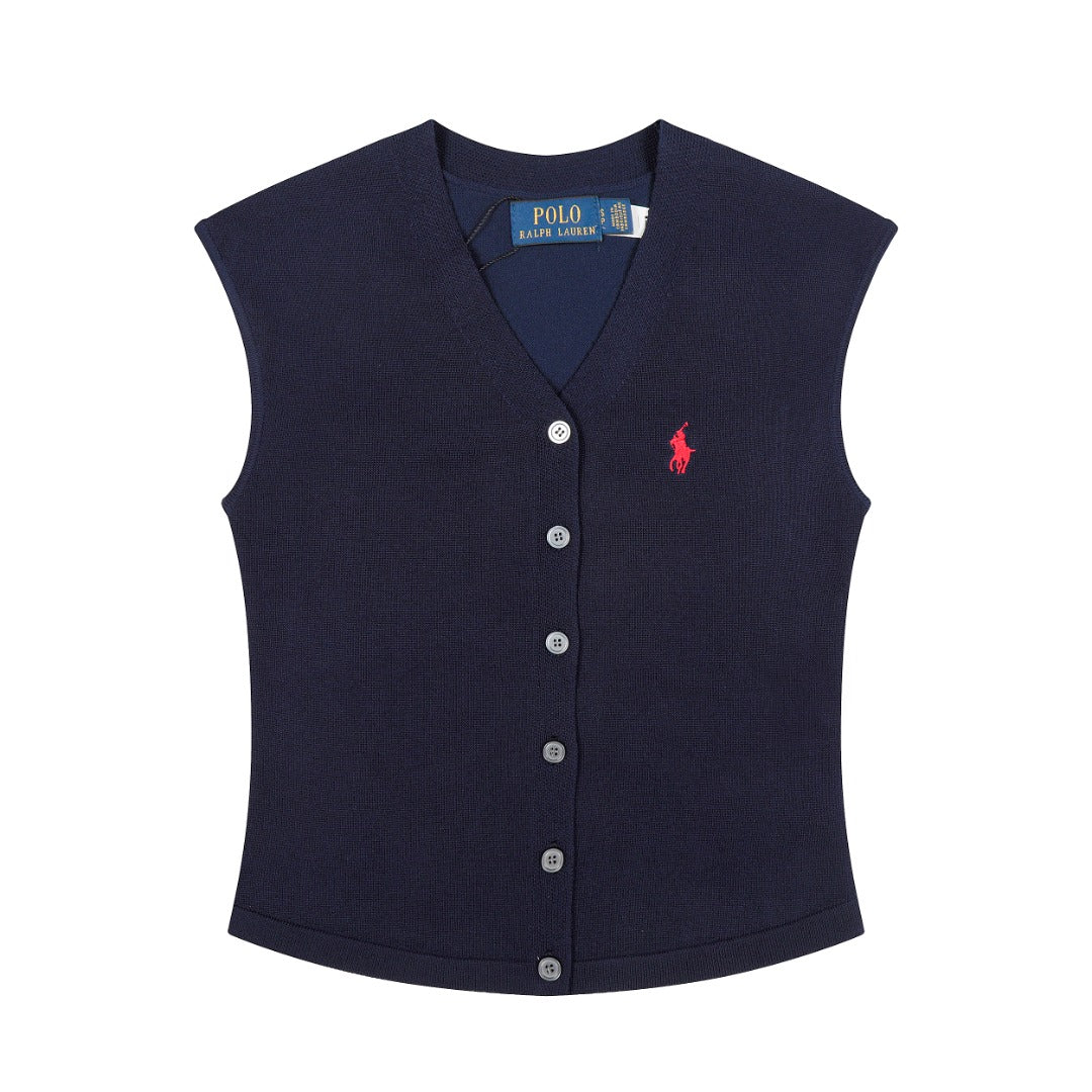 Polo Ralph Lauren Woman's Cable-Knit Wool-Cashmere Sweater Vest