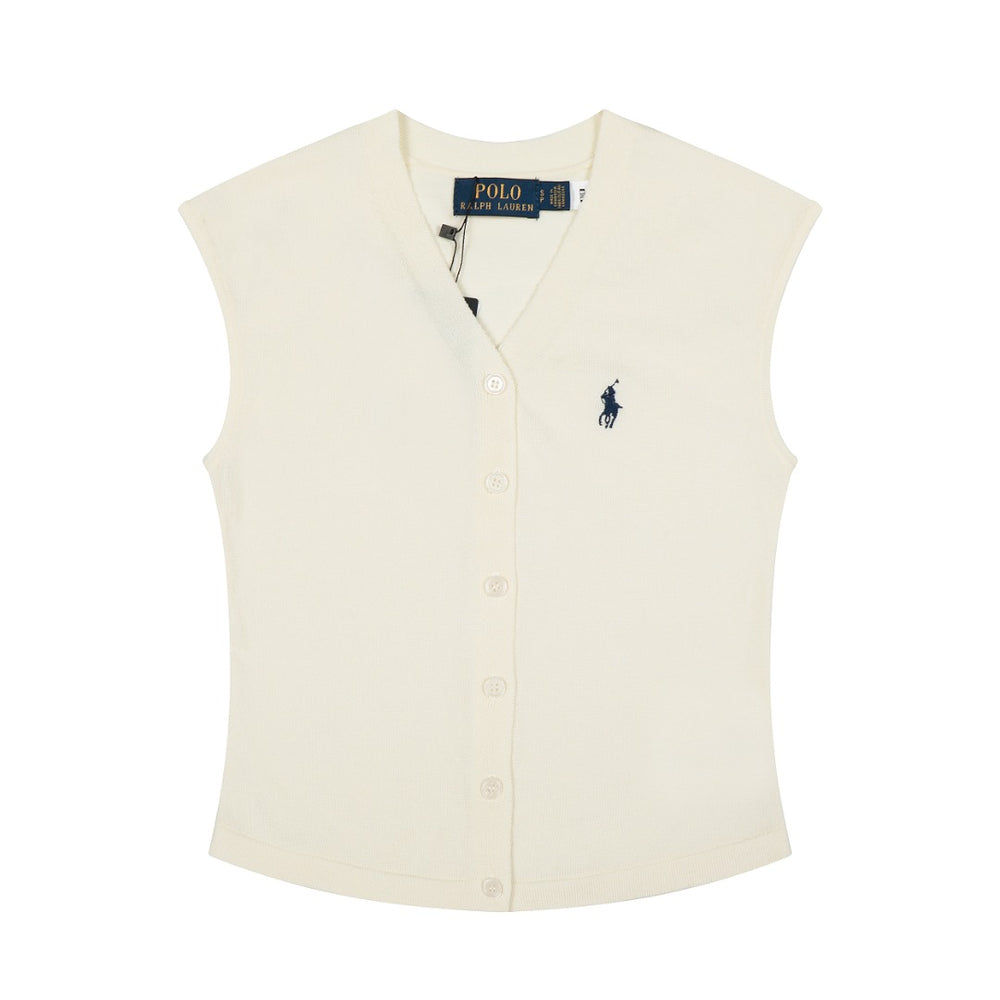 Polo Ralph Lauren Woman's Cable-Knit Wool-Cashmere Sweater Vest