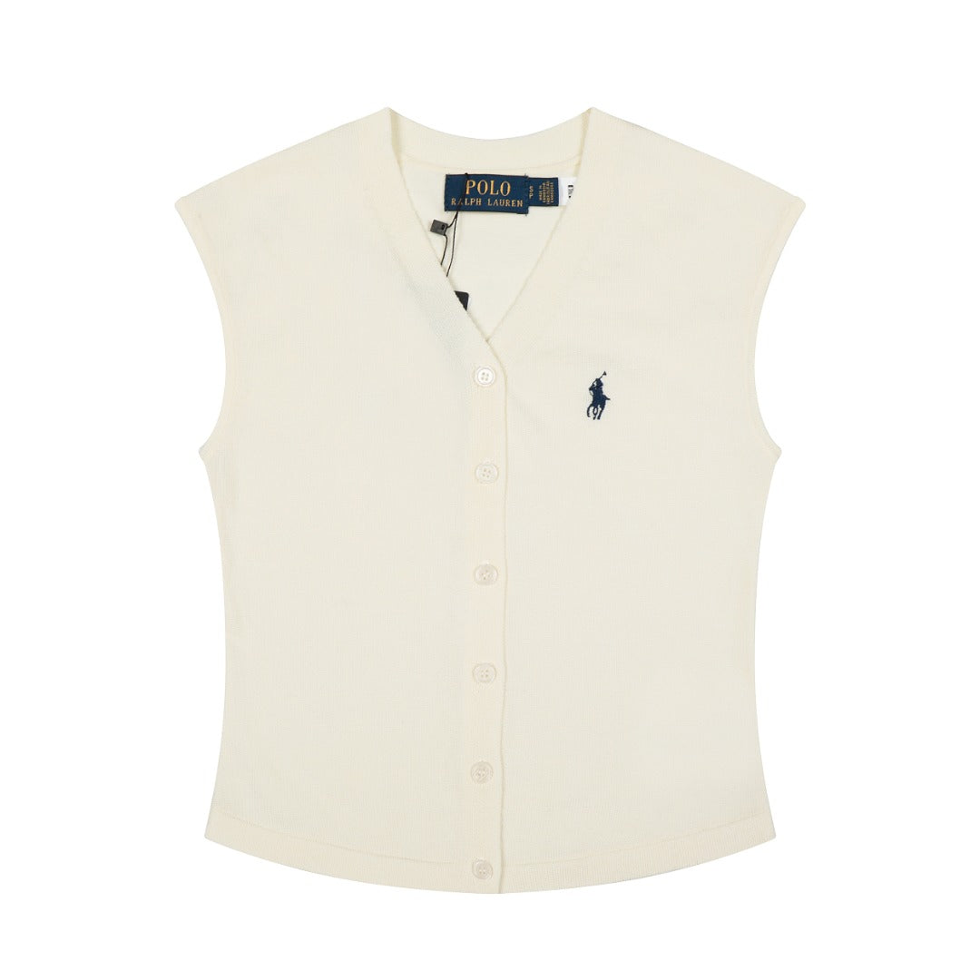 Polo Ralph Lauren Woman's Cable-Knit Wool-Cashmere Sweater Vest