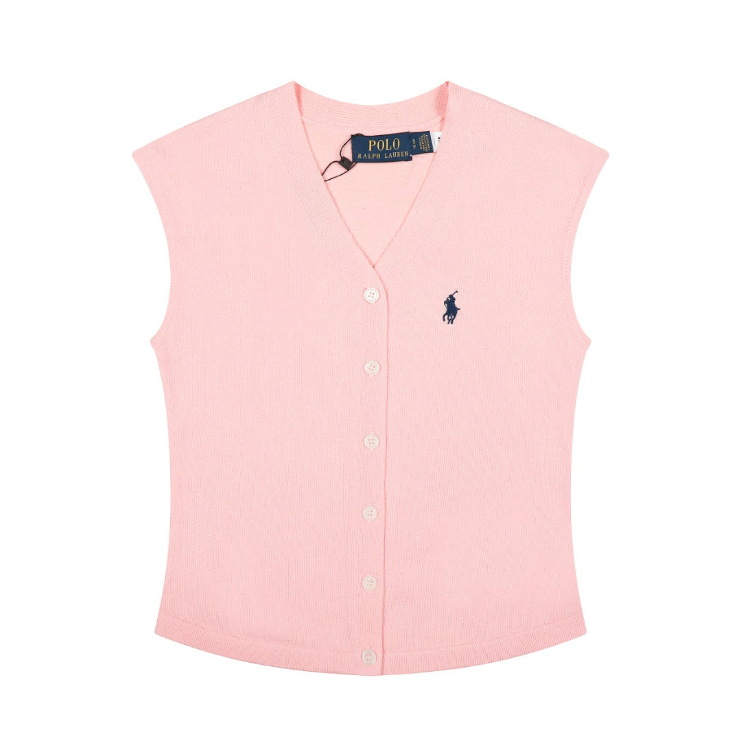 Polo Ralph Lauren Woman's Cable-Knit Wool-Cashmere Sweater Vest