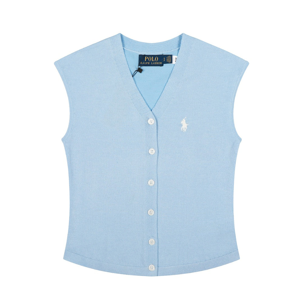 Polo Ralph Lauren Woman's Cable-Knit Wool-Cashmere Sweater Vest