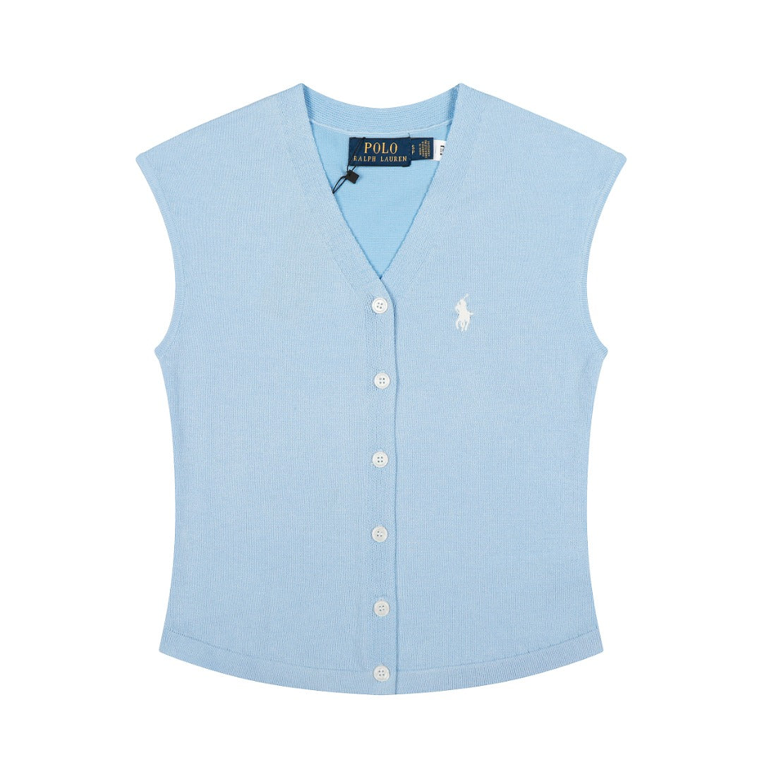 Polo Ralph Lauren Woman's Cable-Knit Wool-Cashmere Sweater Vest