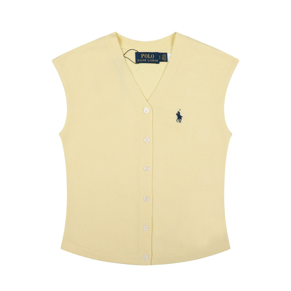 Polo Ralph Lauren Woman's Cable-Knit Wool-Cashmere Sweater Vest