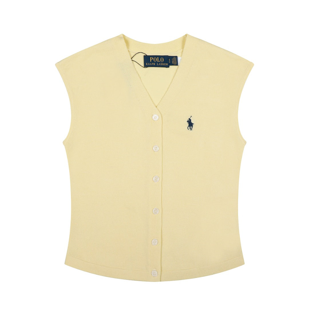 Polo Ralph Lauren Woman's Cable-Knit Wool-Cashmere Sweater Vest