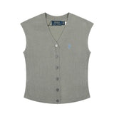 Polo Ralph Lauren Woman's Cable-Knit Wool-Cashmere Sweater Vest