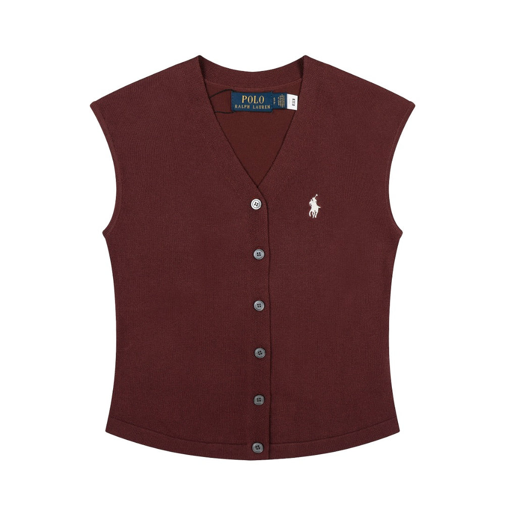 Polo Ralph Lauren Woman's Cable-Knit Wool-Cashmere Sweater Vest