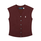 Polo Ralph Lauren Woman's Cable-Knit Wool-Cashmere Sweater Vest