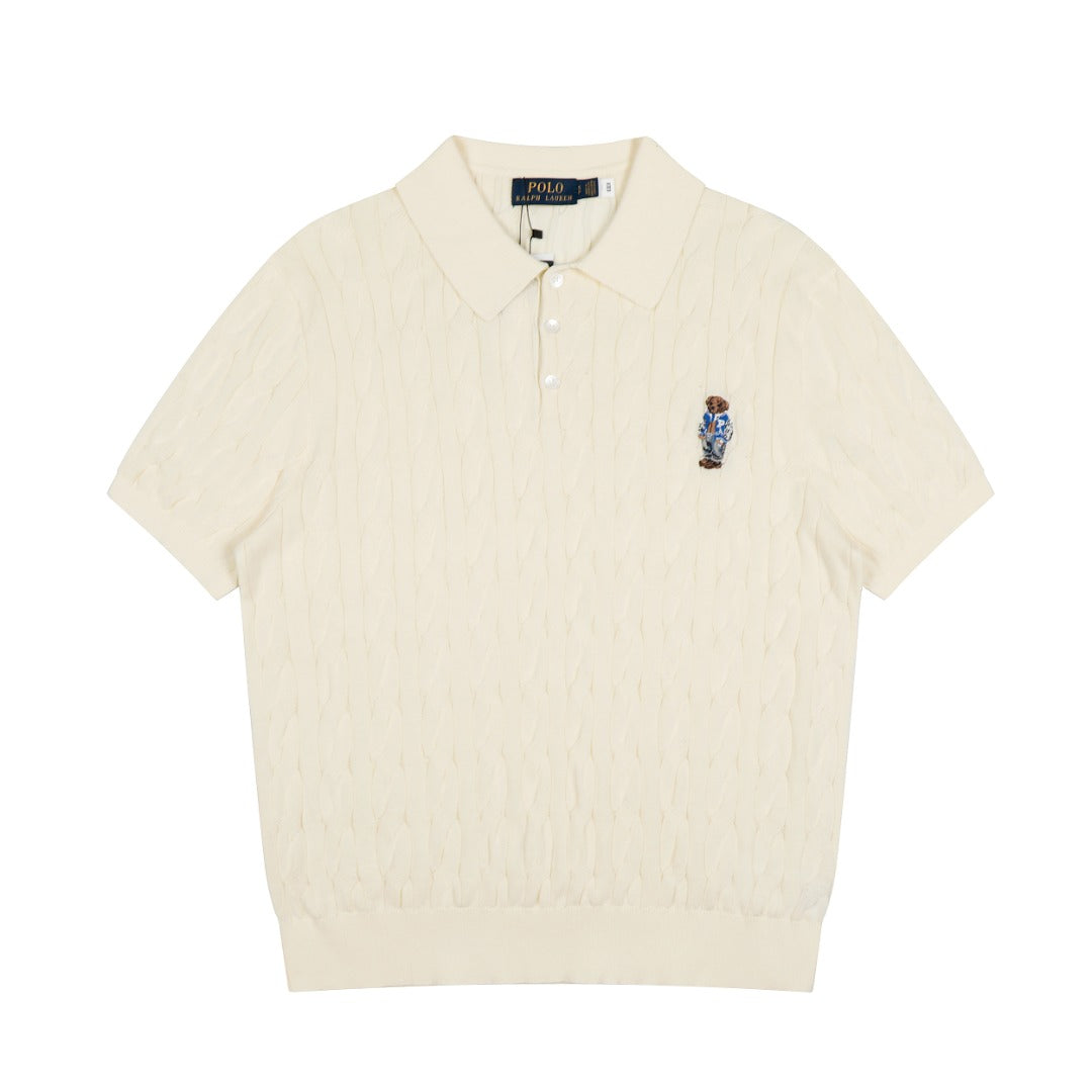 Ralph Lauren Polo Bear Classic Knit T-Shirt WOMEN