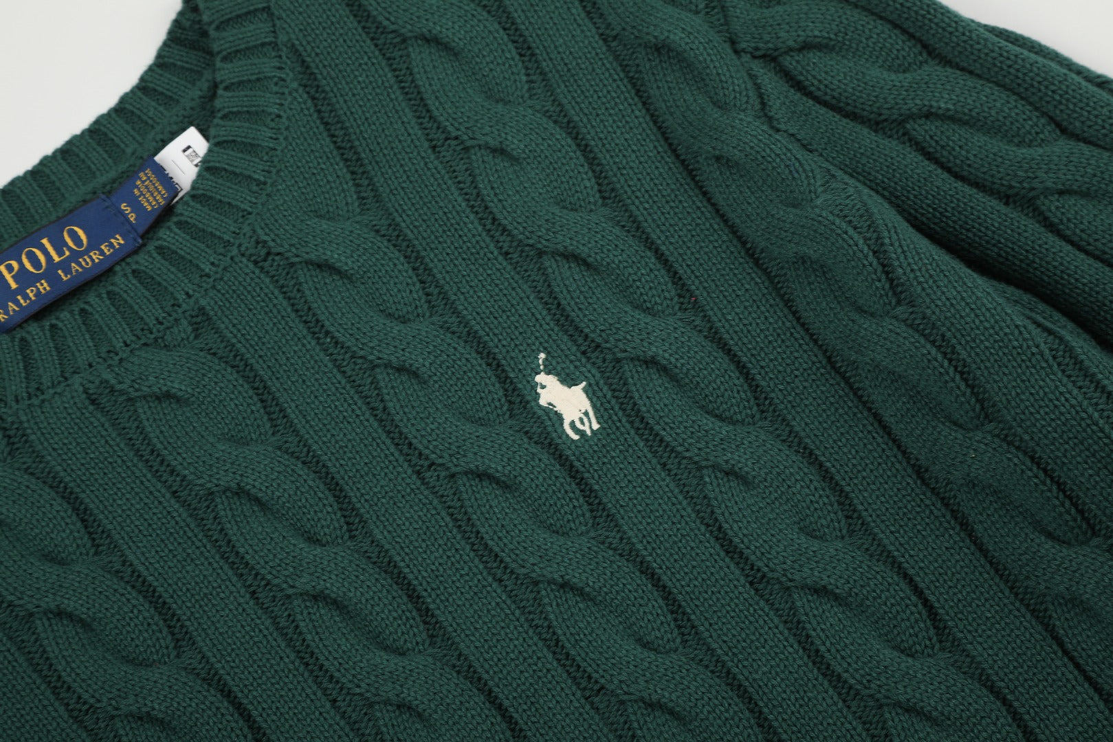 Ralph Lauren Klasik Saç Örgü Kazak / Ralph Lauren Classic Cable-Knit Sweater