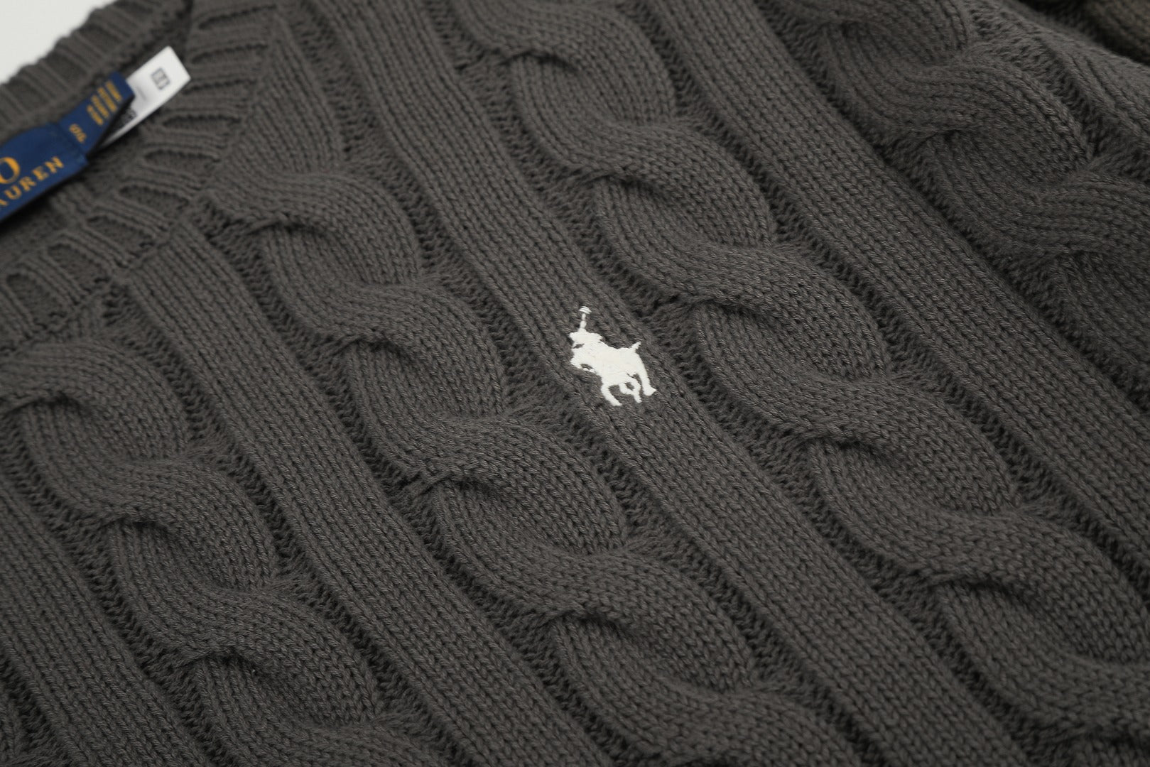 Ralph Lauren Klasik Saç Örgü Kazak / Ralph Lauren Classic Cable-Knit Sweater