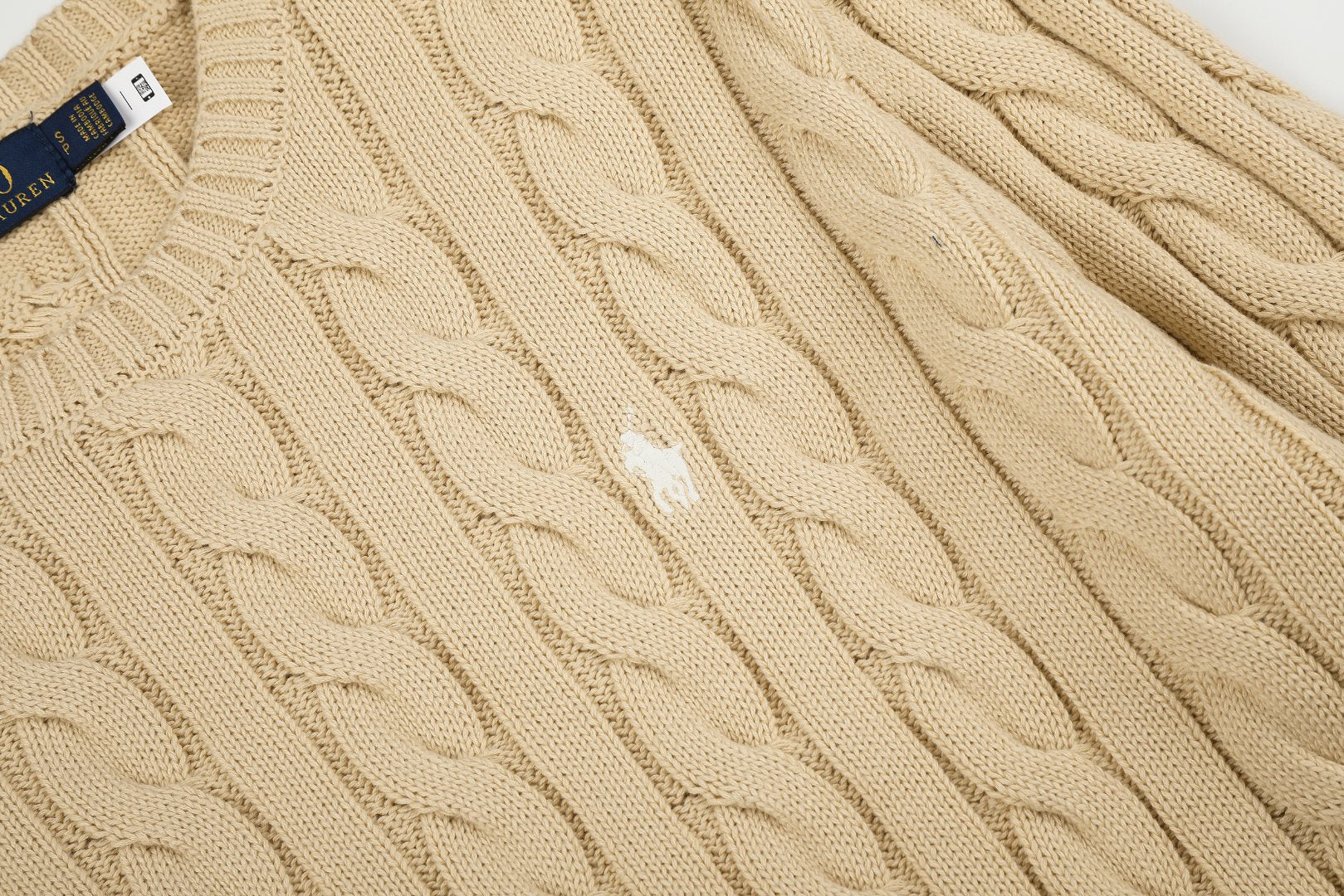 Ralph Lauren Klasik Saç Örgü Kazak / Ralph Lauren Classic Cable-Knit Sweater