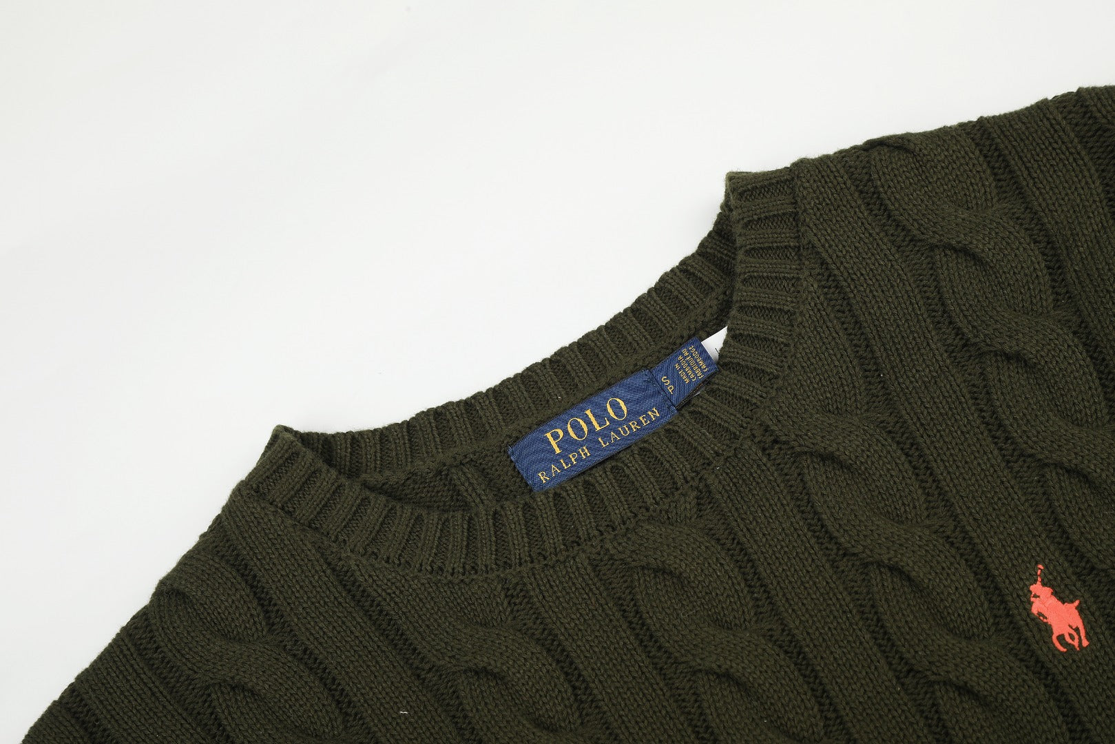 Ralph Lauren Klasik Saç Örgü Kazak / Ralph Lauren Classic Cable-Knit Sweater