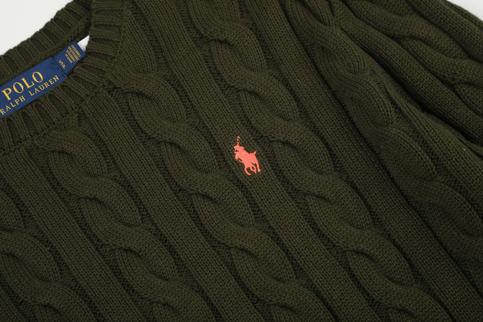 Ralph Lauren Klasik Saç Örgü Kazak / Ralph Lauren Classic Cable-Knit Sweater
