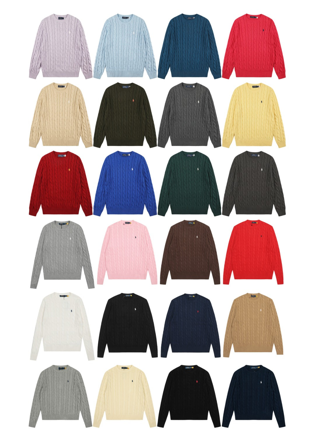 Ralph Lauren Klasik Saç Örgü Kazak / Ralph Lauren Classic Cable-Knit Sweater