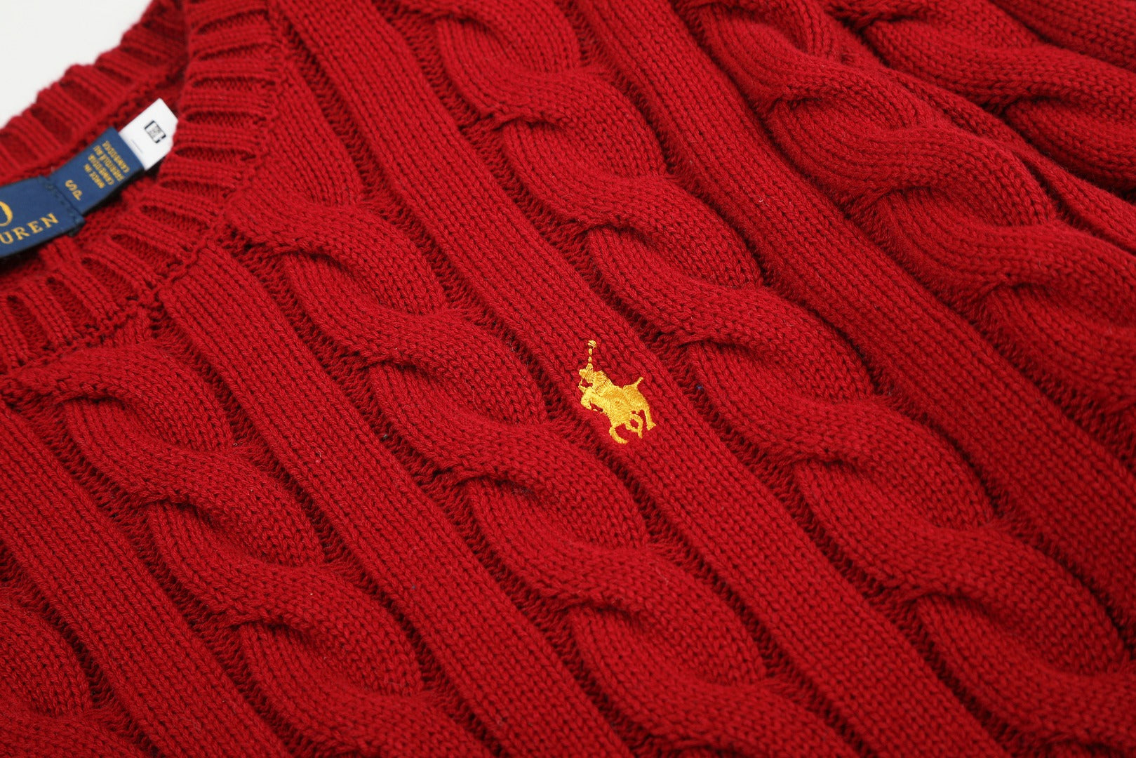 Ralph Lauren Klasik Saç Örgü Kazak / Ralph Lauren Classic Cable-Knit Sweater