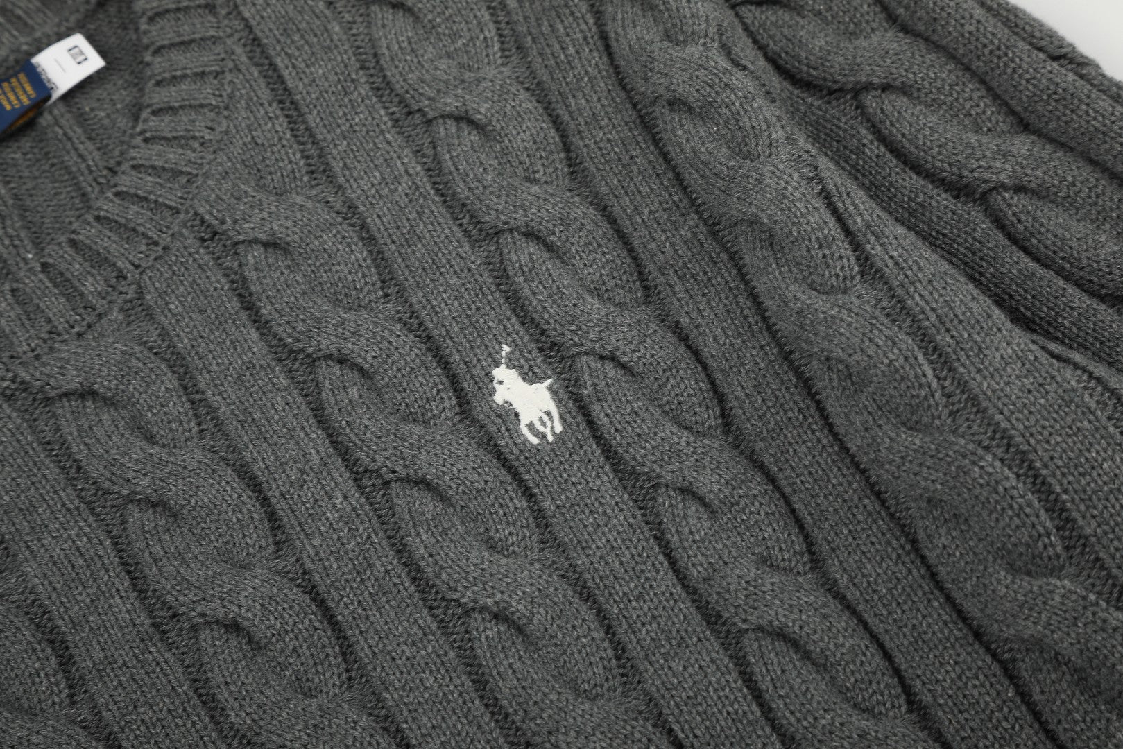 Ralph Lauren Klasik Saç Örgü Kazak / Ralph Lauren Classic Cable-Knit Sweater