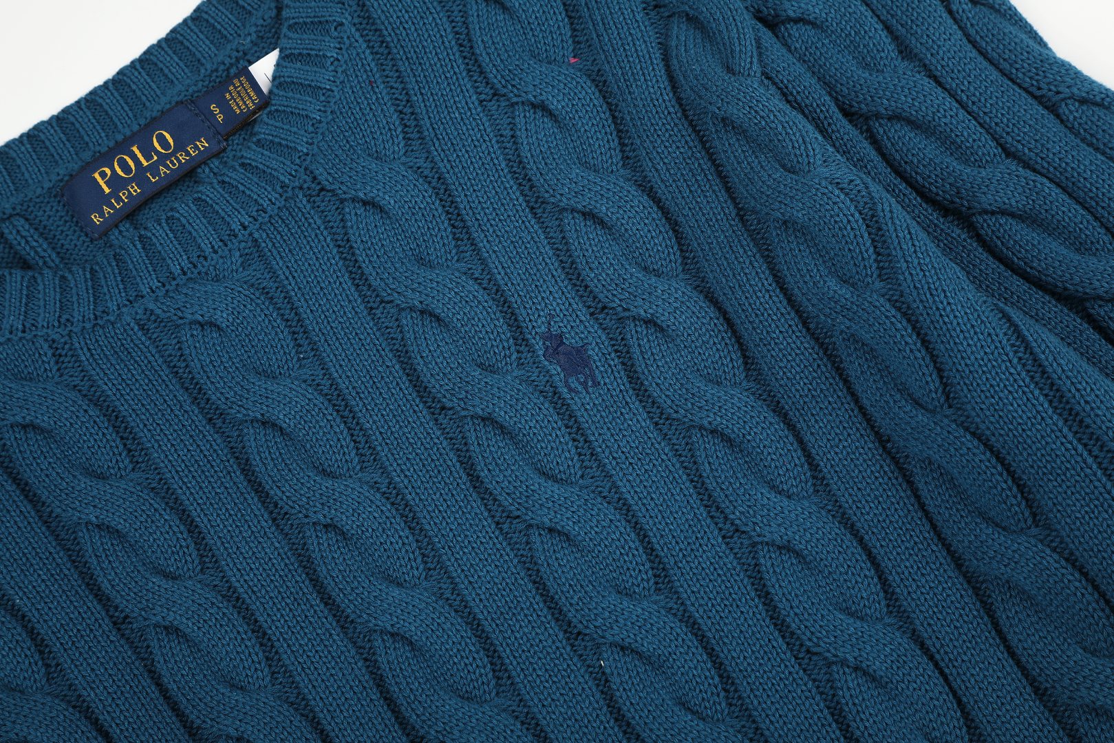 Ralph Lauren Klasik Saç Örgü Kazak / Ralph Lauren Classic Cable-Knit Sweater