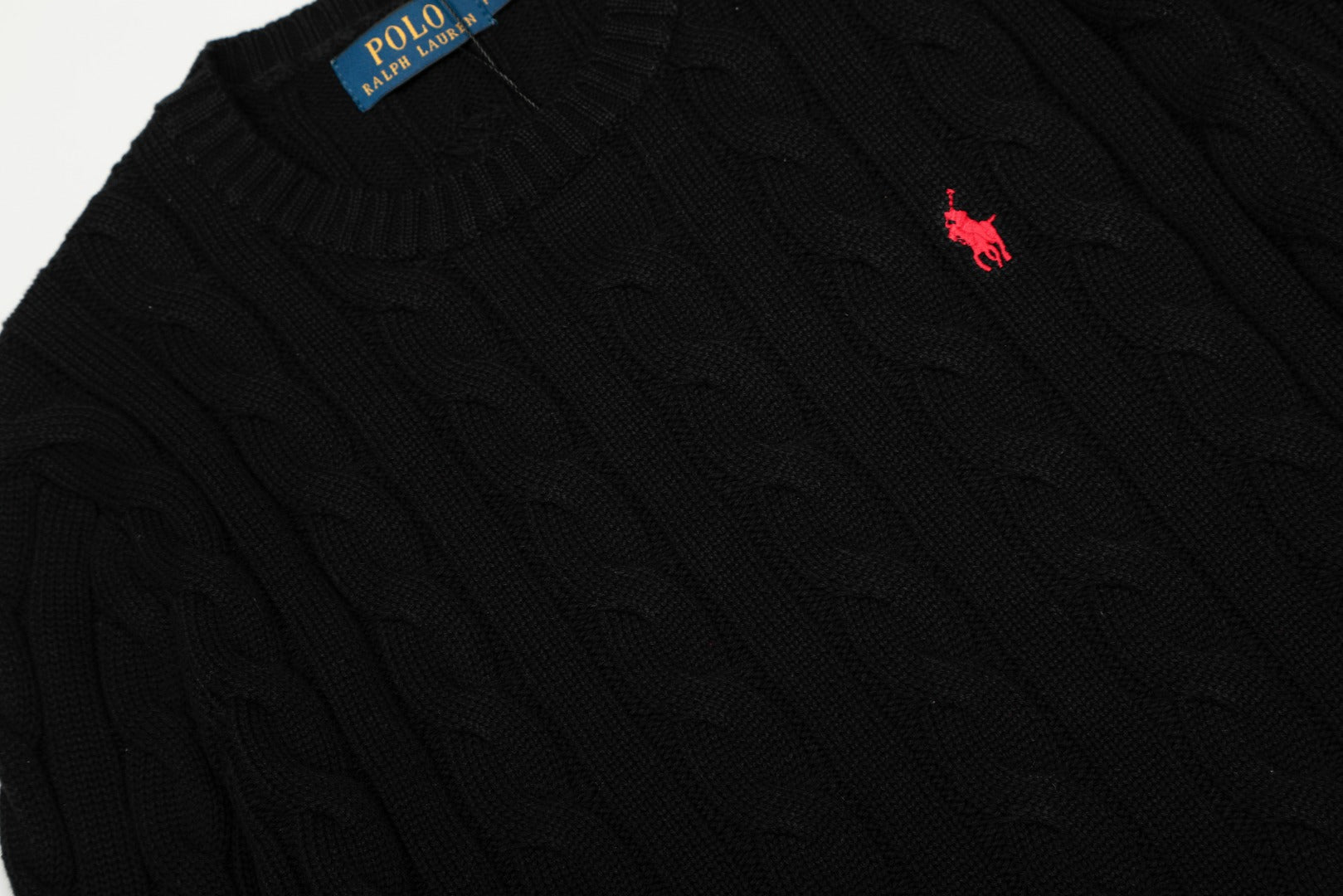 Ralph Lauren Klasik Saç Örgü Kazak / Ralph Lauren Classic Cable-Knit Sweater
