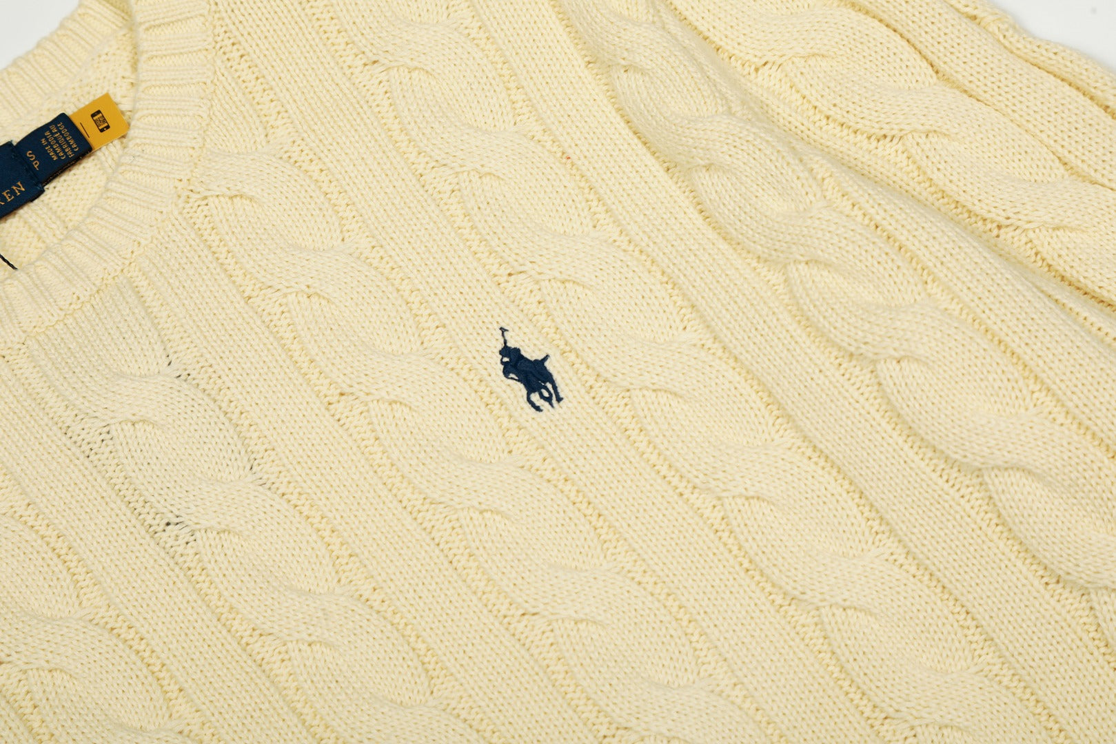Ralph Lauren Klasik Saç Örgü Kazak / Ralph Lauren Classic Cable-Knit Sweater