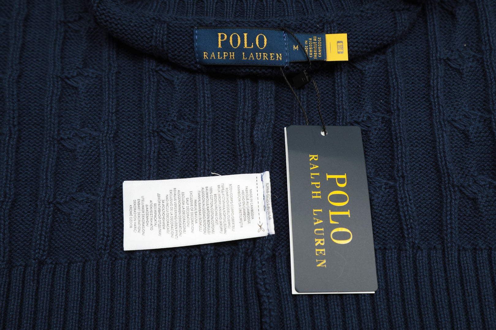 Ralph Lauren Klasik Saç Örgü Kazak / Ralph Lauren Classic Cable-Knit Sweater