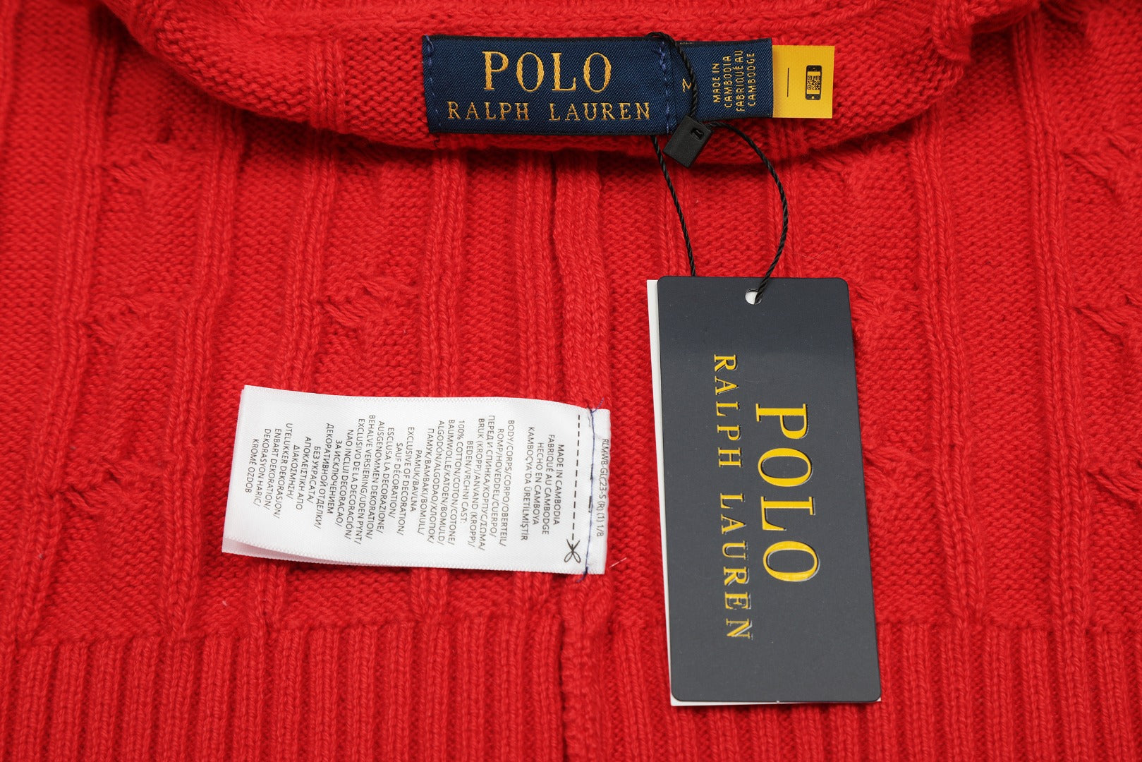 Ralph Lauren Klasik Saç Örgü Kazak / Ralph Lauren Classic Cable-Knit Sweater