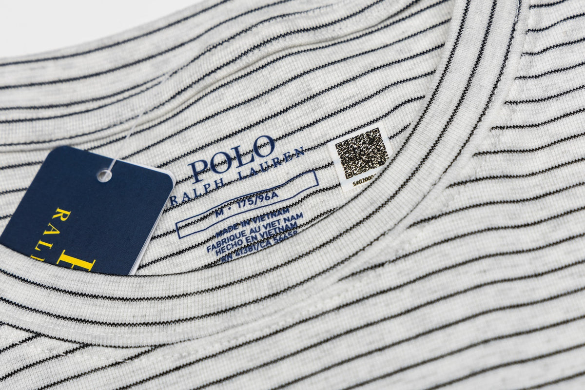 Ralph Lauren İşlemeli Cepli Uzun Kollu Tişört UNISEX