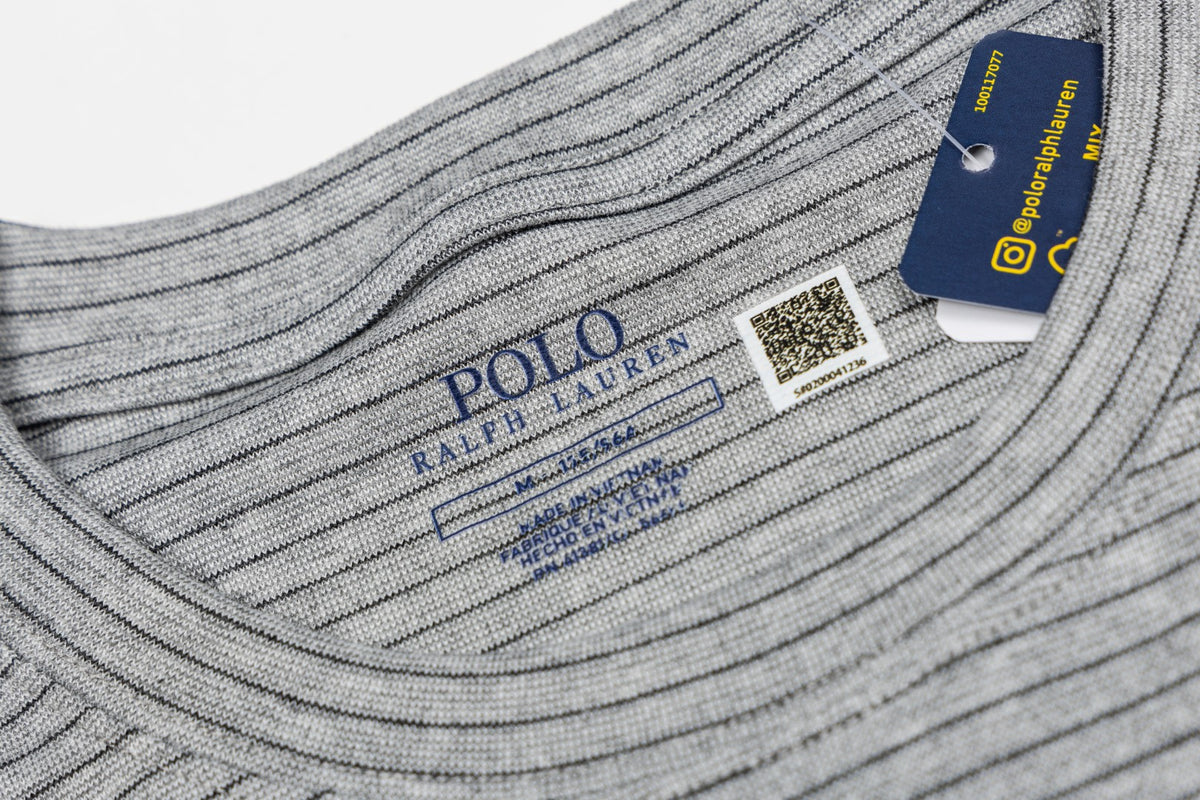 Ralph Lauren İşlemeli Cepli Uzun Kollu Tişört UNISEX
