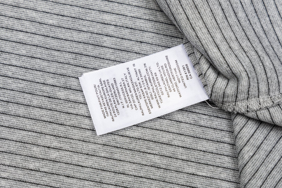 Ralph Lauren İşlemeli Cepli Uzun Kollu Tişört UNISEX