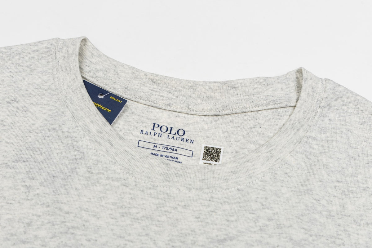Ralph Lauren İşlemeli Cepli Uzun Kollu Tişört UNISEX
