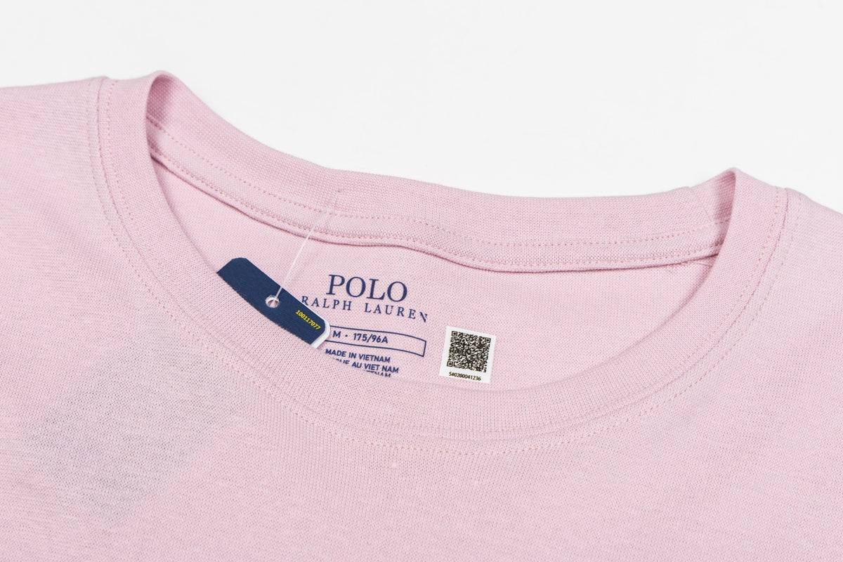 Ralph Lauren İşlemeli Cepli Uzun Kollu Tişört UNISEX