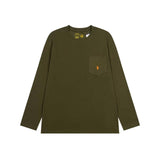Ralph Lauren İşlemeli Cepli Uzun Kollu Tişört UNISEX
