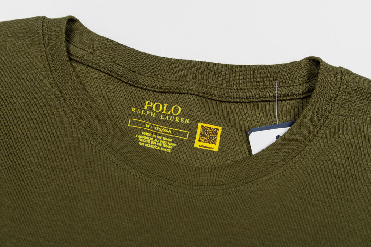 Ralph Lauren İşlemeli Cepli Uzun Kollu Tişört UNISEX