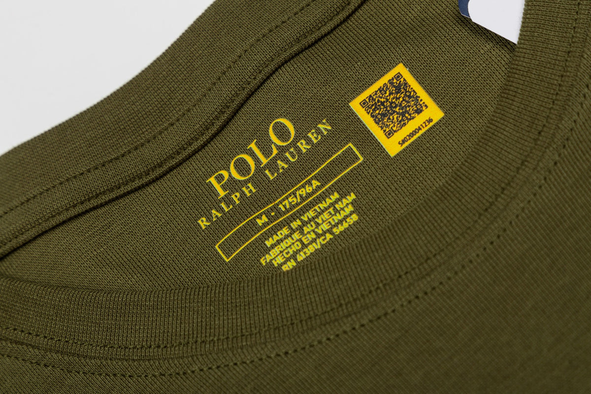 Ralph Lauren İşlemeli Cepli Uzun Kollu Tişört UNISEX