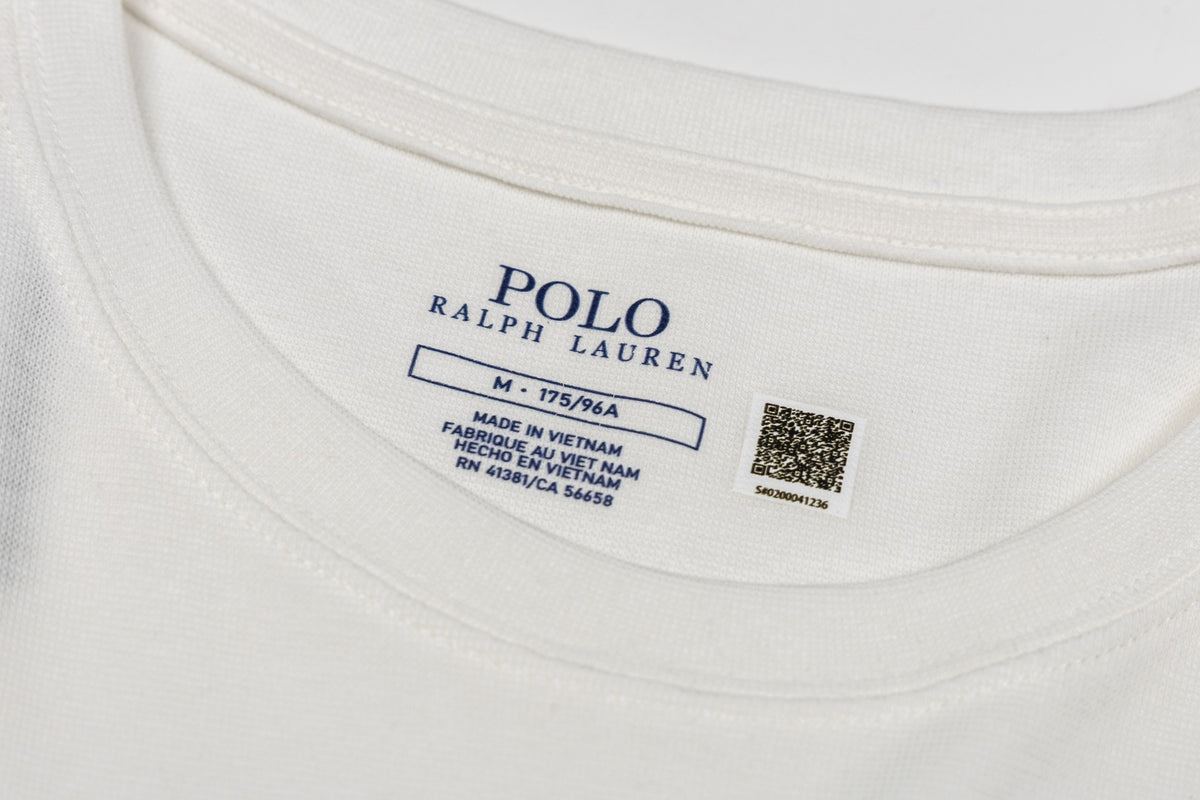 Ralph Lauren İşlemeli Cepli Uzun Kollu Tişört UNISEX