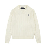 Ralph Lauren Saç Örgü Polo Yaka Kazak