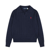 Ralph Lauren Saç Örgü Polo Yaka Kazak